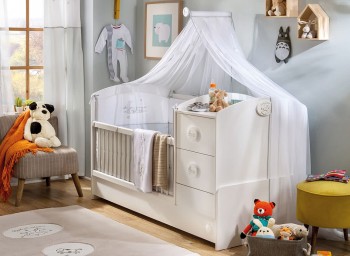 BABY COTTON Детская кровать-трансформер 2 20.24.1016.00 в Саянском - sayanskij.mebel54.com | фото