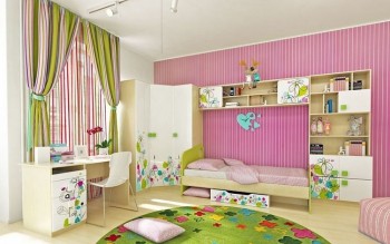 Детская комната Флёр (Белый/корпус Клен) в Саянском - sayanskij.mebel54.com | фото