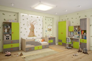 Детская комната Пуговка в Саянском - sayanskij.mebel54.com | фото