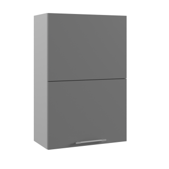 Гарда ВПГПМ 600 шкаф верхний высокий Blum Aventos (Джинс/корпус Серый) в Саянском - sayanskij.mebel54.com | фото