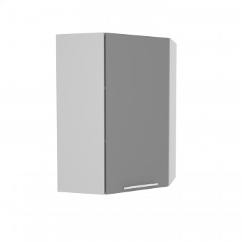 Капри ВПУ 600 шкаф верхний угловой высокий (Камень темный/корпус Серый) в Саянском - sayanskij.mebel54.com | фото