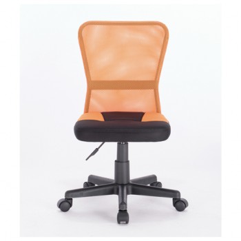 Кресло компактное BRABIX Smart MG-313 (черный, оранжевый) в Саянском - sayanskij.mebel54.com | фото