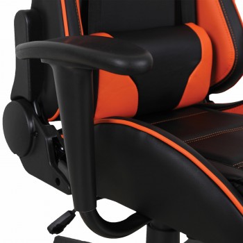 Кресло компьютерное BRABIX GT Racer GM-100 (черный, оранжевый) в Саянском - sayanskij.mebel54.com | фото