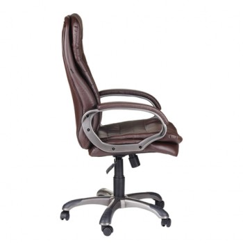 Кресло офисное BRABIX Omega EX-589 (коричневое) в Саянском - sayanskij.mebel54.com | фото