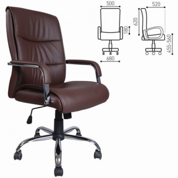 Кресло офисное BRABIX Space EX-508 (коричневый) в Саянском - sayanskij.mebel54.com | фото