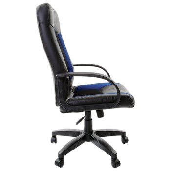 Кресло офисное BRABIX Strike EX-525 (сине-черный) в Саянском - sayanskij.mebel54.com | фото