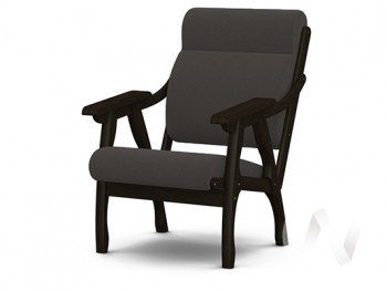 Кресло Вега-10 (венге лак/ULTRA GRAFIT) в Саянском - sayanskij.mebel54.com | фото