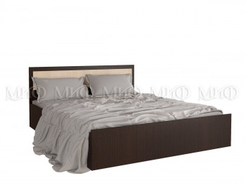 Кровать 1,4 Фиеста (Венге/Дуб беленый) в Саянском - sayanskij.mebel54.com | фото