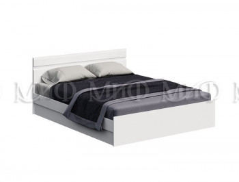Кровать Нэнси New 1,4м (Белый/белый глянец) в Саянском - sayanskij.mebel54.com | фото
