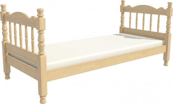 Кровать одинарная Аленка из массива сосны 800*1890 Сосна в Саянском - sayanskij.mebel54.com | фото