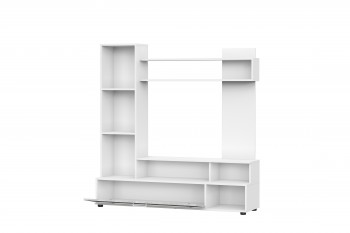 Мебель для гостиной "МГС 9" Белый / Цемент светлый в Саянском - sayanskij.mebel54.com | фото