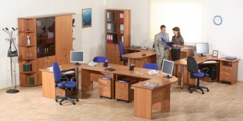 Мебель для персонала Альфа 61 Ольха в Саянском - sayanskij.mebel54.com | фото