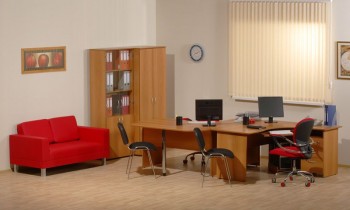 Мебель для персонала Рубин 42 Светлый миланский орех в Саянском - sayanskij.mebel54.com | фото