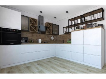 Модульная кухня Бронкс 1,8 м (Кварц) в Саянском - sayanskij.mebel54.com | фото