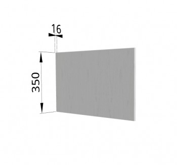 Панель торцевая (для шкафа горизонтального глубокого) ГПГ Капри (Липа белый) в Саянском - sayanskij.mebel54.com | фото