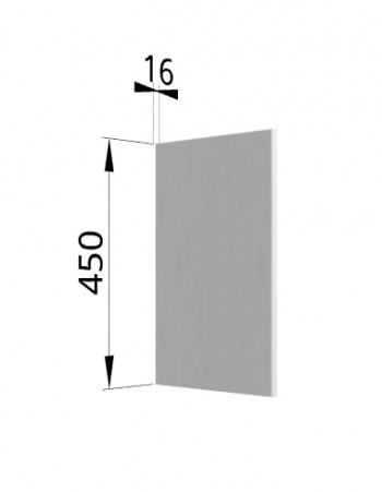 Панель торцевая (для шкафа горизонтального высокого) ВПГ Капри (Липа белый) в Саянском - sayanskij.mebel54.com | фото