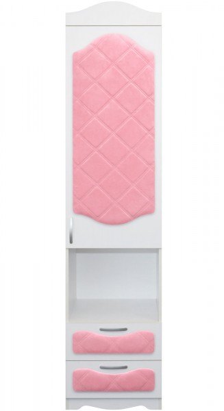 Пенал с ящиками серии Иллюзия 36 Светло-розовый в Саянском - sayanskij.mebel54.com | фото