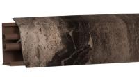 Плинтус LB-38, L=3000мм, мрамор бергамо темный в Саянском - sayanskij.mebel54.com | фото