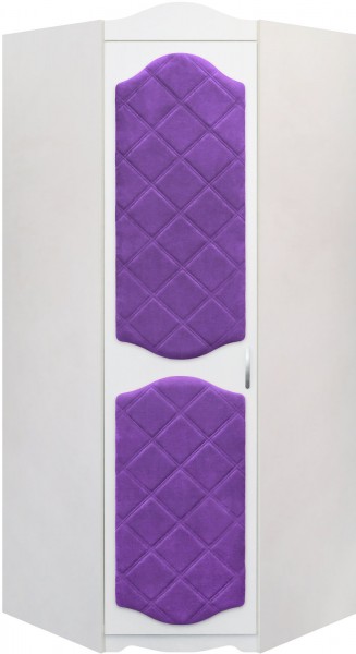 Шкаф угловой Иллюзия 32 Фиолетовый в Саянском - sayanskij.mebel54.com | фото