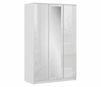 Шкаф 3-х дверный СБ-2493 Медея (Белый/Белый глянец) в Саянском - sayanskij.mebel54.com | фото