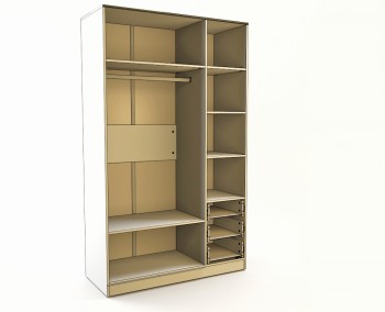 Шкаф 3-х створчатый с ящиками Грэйси (Розовый/Серый/корпус Клен) в Саянском - sayanskij.mebel54.com | фото
