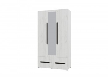 Шкаф 3-х створчатый с ящиками и зеркалом Вега (Прованс) в Саянском - sayanskij.mebel54.com | фото