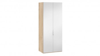 Шкаф для одежды с 2 зеркальными дверями «Эмбер» Яблоня Беллуно в Саянском - sayanskij.mebel54.com | фото