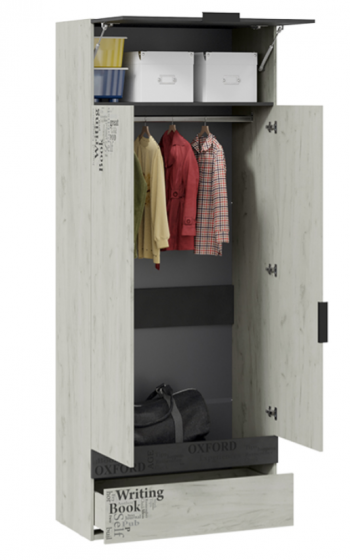 Шкаф комбинированный для одежды «Оксфорд-2» в Саянском - sayanskij.mebel54.com | фото