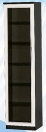 Шкаф средний со стеклодверью ДЛЯ ГОСТИНОЙ ШСС-450 Венге/Дуб выбеленный в Саянском - sayanskij.mebel54.com | фото