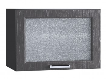 Шкаф верхний горизонтальный со стеклом 609, ШВГС 609 (Клен серый/корпус венге) в Саянском - sayanskij.mebel54.com | фото