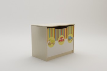 Ящик для игрушек Клаксон (Бежевый/корпус Клен) в Саянском - sayanskij.mebel54.com | фото