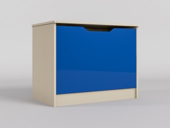 Ящик для игрушек Скай люкс (Синий/корпус Клен) в Саянском - sayanskij.mebel54.com | фото